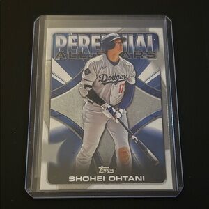 Topps Shohei Ohtani Perennial All-Stars Card - Blue, Silver